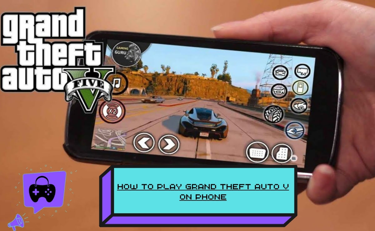 Grand Theft Auto V Ps4&Ps5 play on the phone