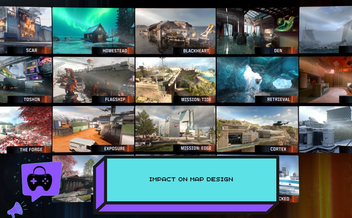 Impact on map design in Call of Duty: Black Ops 7 Ps5 