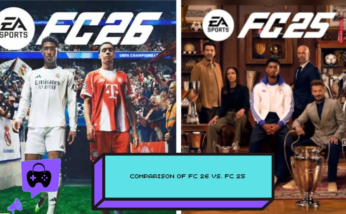 Comparison of FC 26 vs. FC 25 in EA Sports FC 26 Ps5