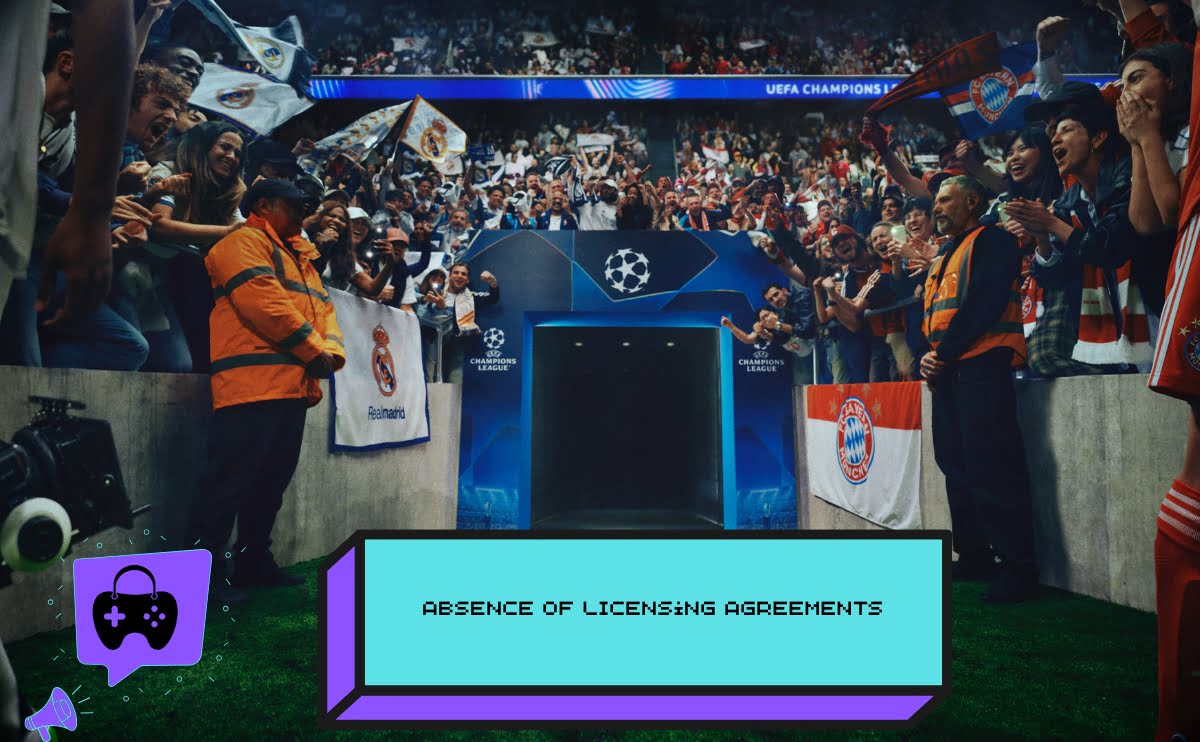 Absence of licensing agreements in EA Sports FC 26 Ps5