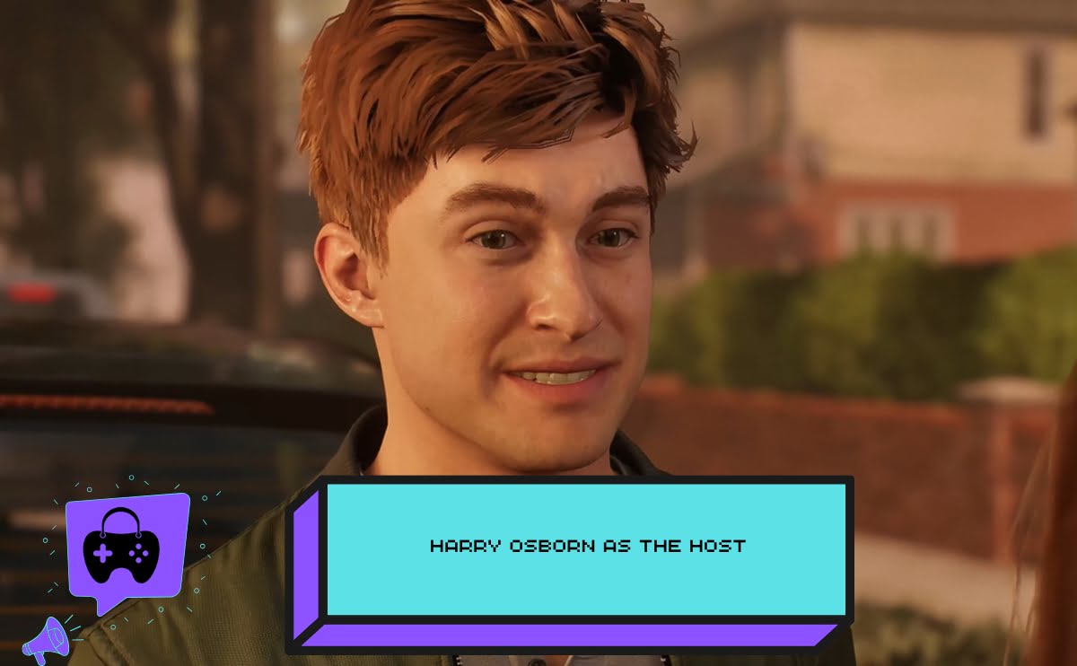 Harry Osborn as the Host in Marvel’s SpIder-Man 2 Ps5