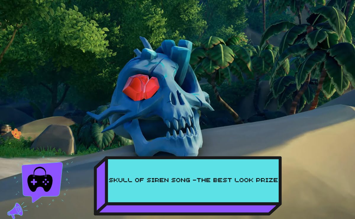 Skull of Siren Song -The Best Look Prize in Sea of Thieves