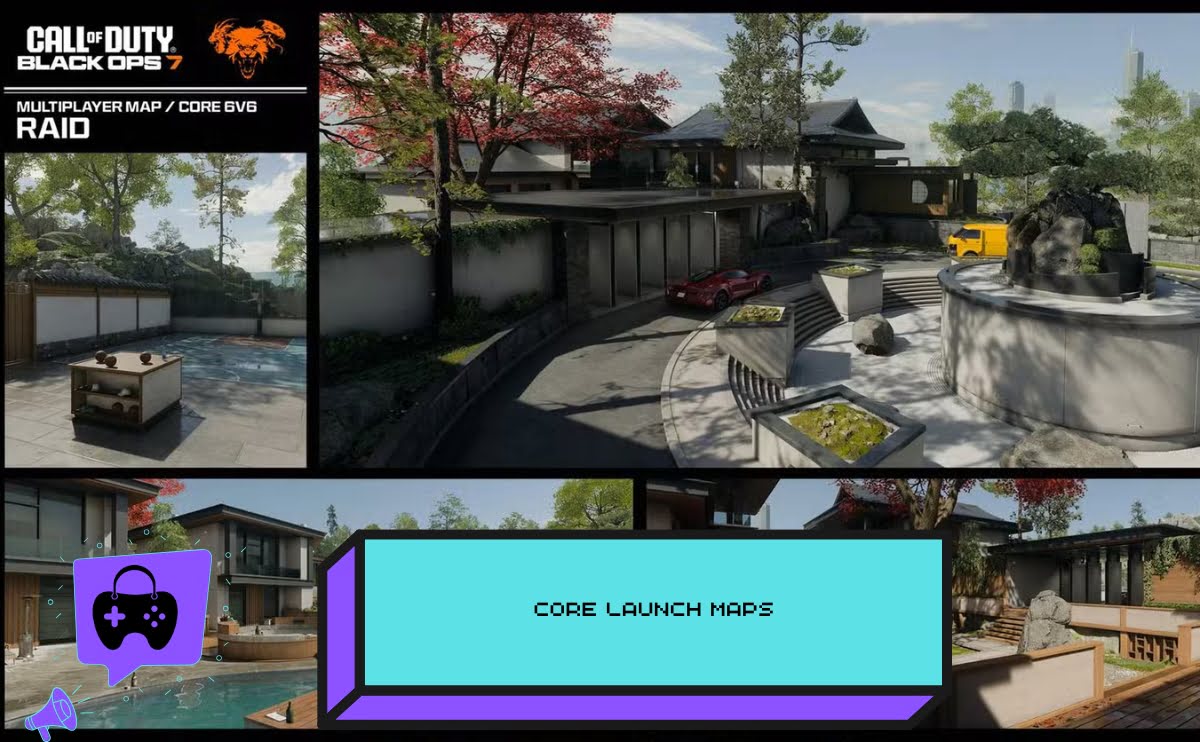 Launch Maps in Call of Duty: Black Ops 7 Ps5