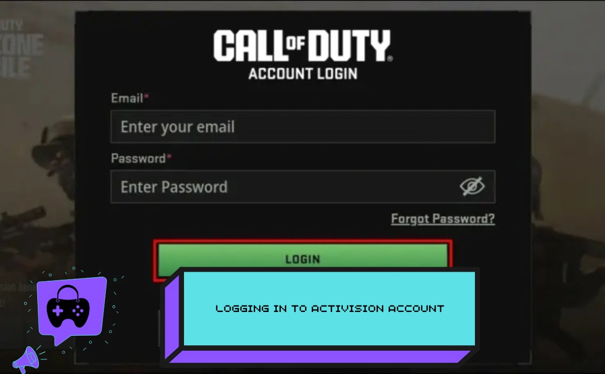 Logging In to Activision Account in Call of Duty: Black Ops 7 Ps5