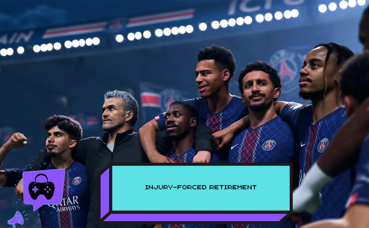 Injuiry-forced retirement in EA Sports FC 26 Ps4