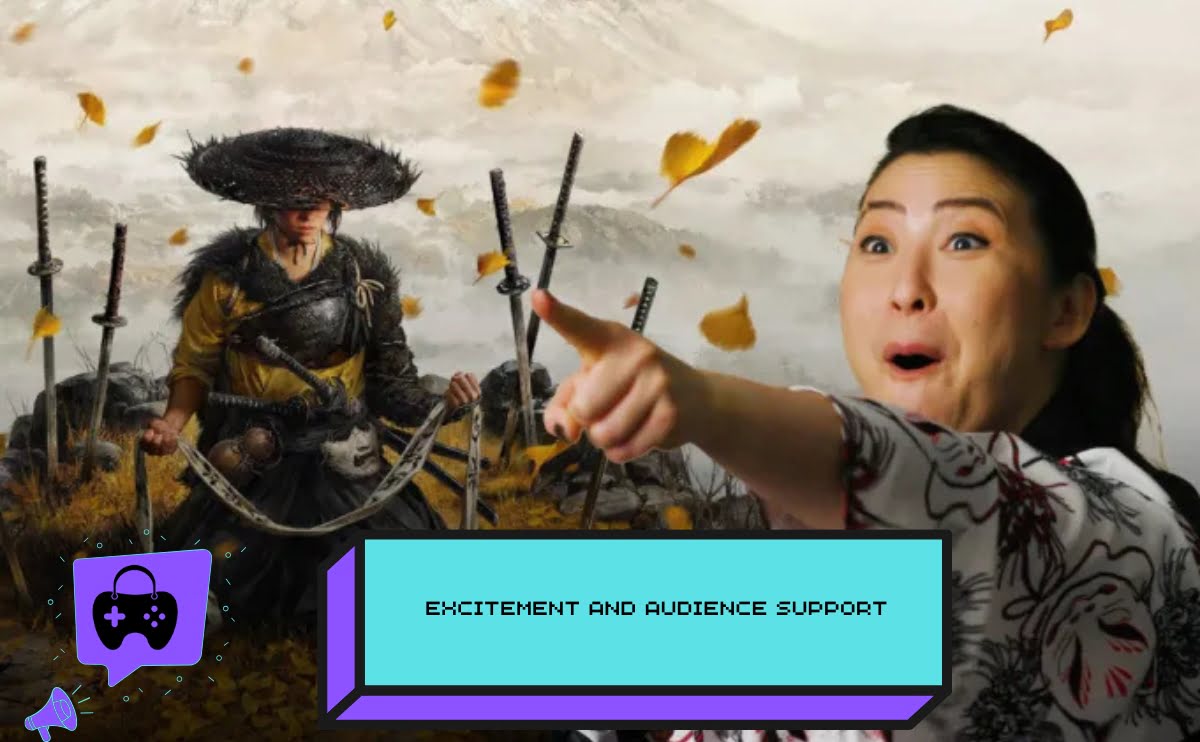 Excitement and Audience Support in Ghost of Yotei Ps5