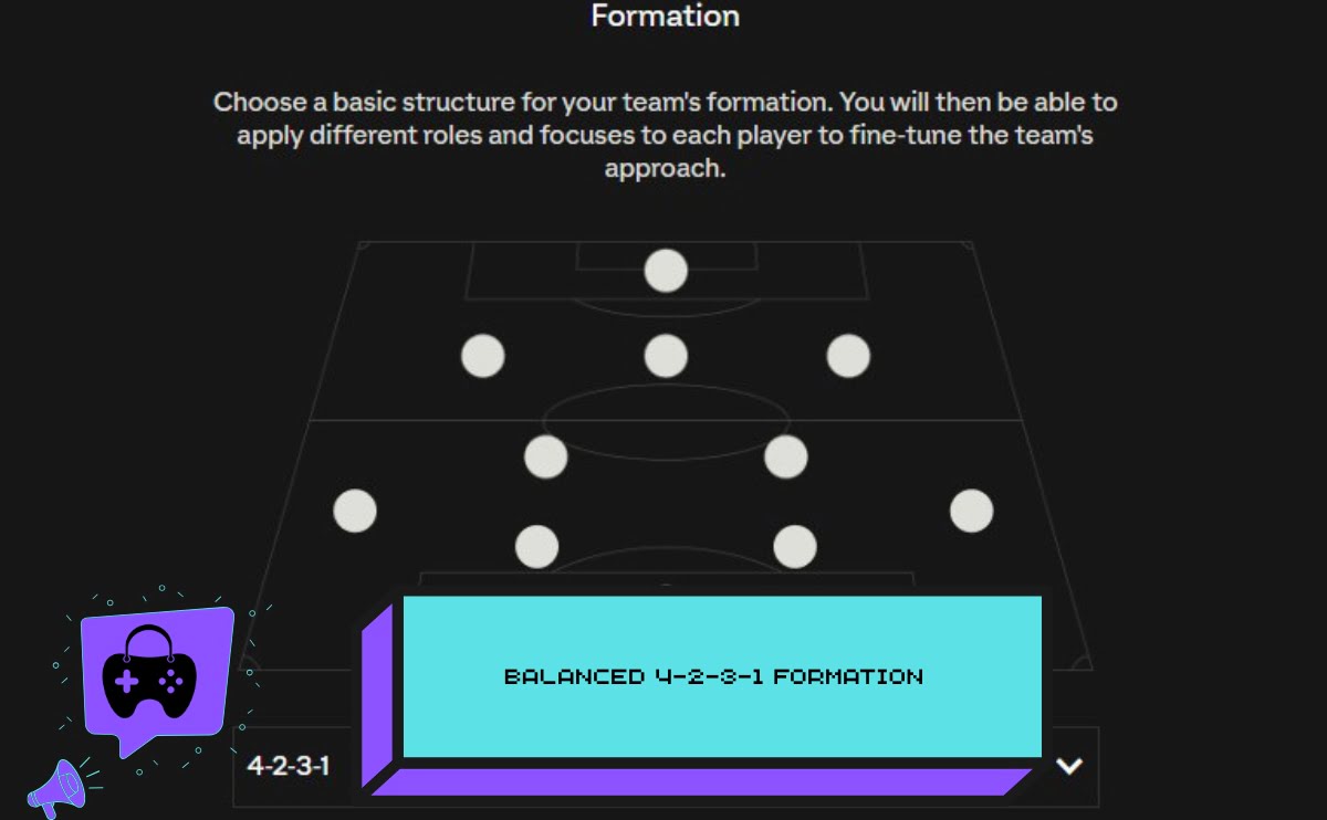 Balanced 4-2-3-1 Formation in EA Sports FC 26 Ps4