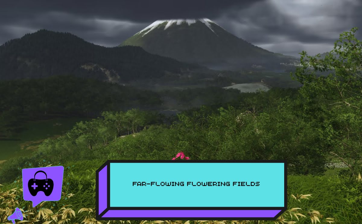 Far-Flowing Flowering Fields in Ghost of Yotei Ps5