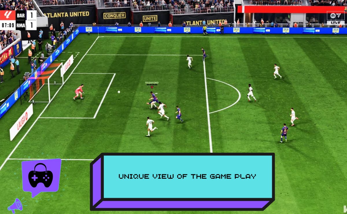 Unique View of the Game Play in EA Sports FC 26